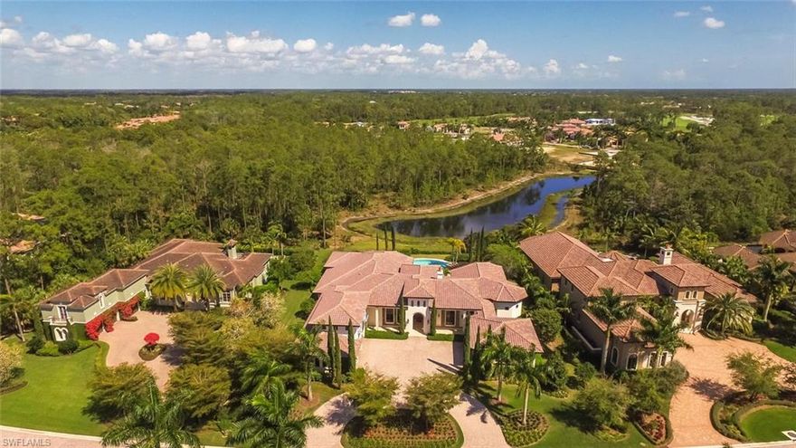 This property is an incredible value for a 5 bedroom plus office, 5 car garage, and movie theater room situated on an oversized home site with lake views. Located on a quiet street in the central section of Mediterra with easy access to the golf club and both gates. Recent upgrades include an in home automation system, TV's, 2 exterior fire pits, outdoor grill exhaust hood, and 2 new AC systems. The home is updated with the quality upgrades you'd expect in a luxury home such as Subzero/Wolf appliances, automated lighting, automated shades, impact glass windows, and custom wood built-ins throughout. Mediterra golf & beach club offers multiple levels of membership. Buyer to assume CDD.