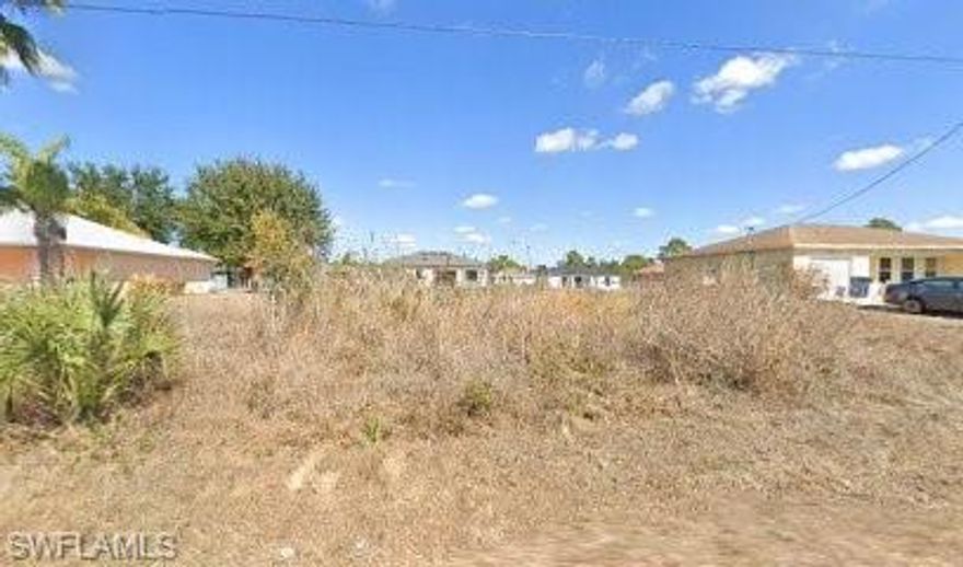 Partially cleared vacant lot in Lehigh Acres with paved street access and a level setting. Versatile parcel suitable for new construction or long-term hold in accordance with local zoning. Convenient to nearby roadways and everyday conveniences throughout Lee County.
