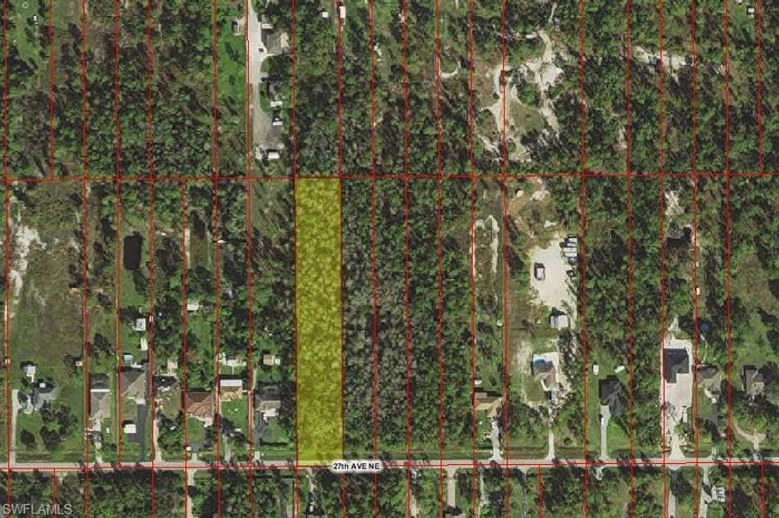The DEP permit just received. Excellent location 1.59 acres lot for a single-family house. Located at the intersection of Randall Blvd and Everglades Blvd., close to schools, restaurants, hospitals, Collier Fairgrounds, and the newly built Big Corkscrew Island Regional Park.