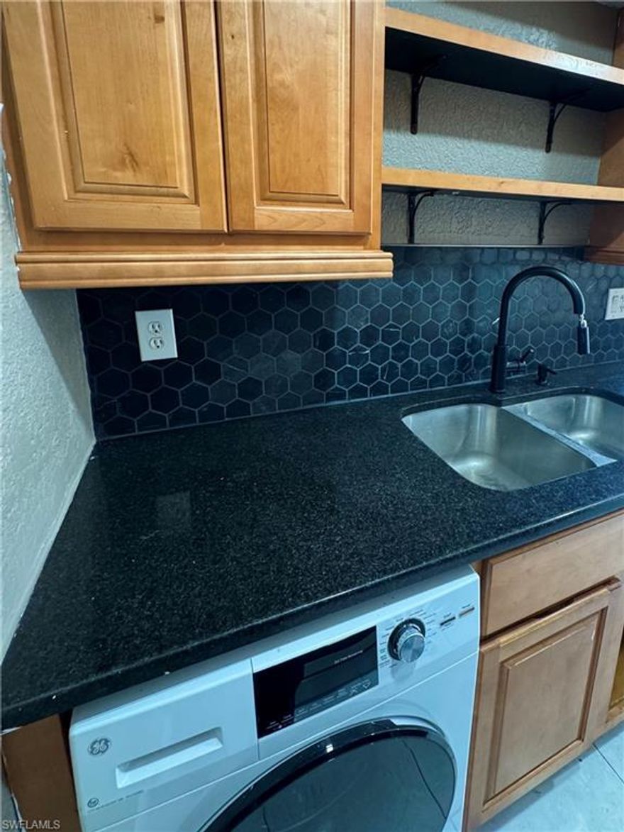 Welcome to this well-maintained 2-bedroom, 2-bathroom condo located in the desirable Bayshore Arts District of Naples, FL. This unit offers a spacious and functional layout with tile flooring throughout, making it both stylish and easy to maintain. Enjoy a bright living area, an open kitchen with ample cabinet space, and comfortable bedrooms perfect for everyday living or seasonal stays. Unique Feature: Unlike many condos in this community, this unit includes a washer and dryer inside the unit for added convenience. Prime location just minutes from downtown Naples, dining, shopping, and the vibrant Bayshore area