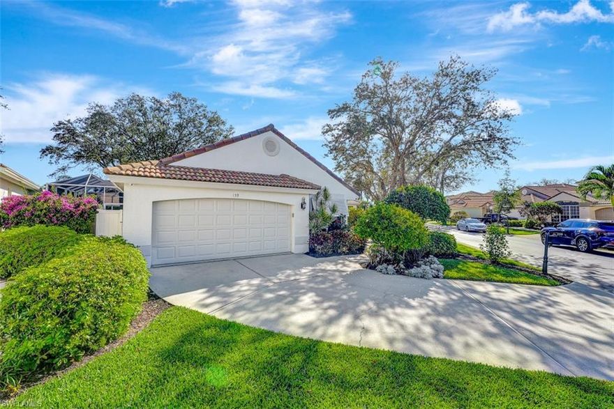 H6545 - Welcome to San Rafael, a small enclave of single family homes located within the highly sought after Vineyards neighborhood.  This single story pool home has 3 bedrooms, 2 full baths, high volume ceilings, and offers lots of privacy!  The community recently painted the exteriors of all of the homes giving it a fresh and modern look.  This home encompasses over 1,900 square feet of living space with an open and functional floor plan. The custom kitchen offers lots of cabinet space, stainless appliances, and granite counter tops.  The primary suit boasts an updated bathroom with dual sinks, tiled walk-in shower and private water closet.  The primary suit has a large walk-in closet and a linen closet.  The two guest bedrooms are spacious & bright and they are set apart from the primary bedroom, offering privacy for family and visitors.  The outdoor space is a true tropical oasis surrounded by mature landscaping.  The lanai offers covered seating/dining as well as space for sunbathing or lounging.  Optional memberships are available at the prestigious Vineyards Country Club. Vineyards is centrally located and has a great walkability rating.  Secure your slice of paradise today!