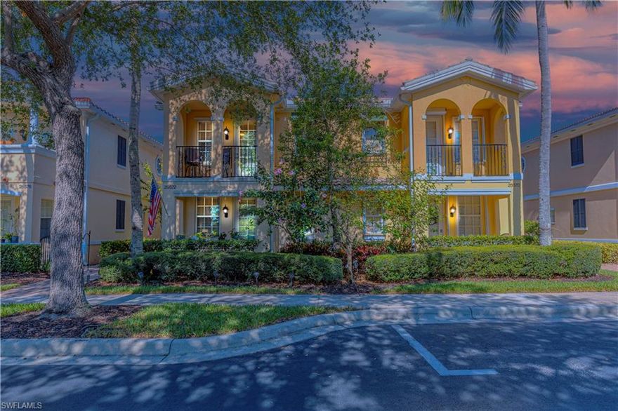 Furnished 4BR/3BA townhome available for long-term lease from May 1st in the gated community of San Remo at Palmira in beautiful Bonita Springs. This spacious two-story residence offers comfort, functionality, and an ideal Southwest Florida lifestyle.

The home features a generous kitchen with elegant quartz countertops, ample cabinetry, and a convenient breakfast bar—perfect for casual dining or entertaining. All four bedrooms include walk-in closets and attached full baths, providing privacy and comfort for family and guests. The upstairs laundry room offers additional storage for everyday convenience.

Enjoy multiple private outdoor spaces, including a welcoming front patio, a ground-level porch with separate entrance, and an upstairs balcony—ideal for relaxing and enjoying Florida’s sunshine. The attached 2-car garage provides secure parking with direct interior access.

Residents of San Remo at Palmira enjoy resort-style amenities including a community pool, fitness center, clubhouse, and tennis/pickleball courts. Located just minutes from premier shopping and dining at Coconut Point, as well as the white-sand beaches along the Gulf of Mexico such as Barefoot Beach Preserve, this property offers exceptional convenience and lifestyle appeal.

Bonita Springs is known for its beautiful parks, championship golf courses, vibrant dining scene, and easy access to both Naples and Fort Myers. Whether you're seeking a seasonal retreat or a long-term residence, this home offers the perfect combination of location, amenities, and Florida charm.