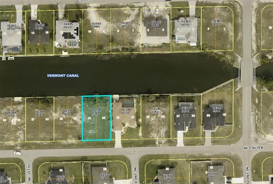 This vacant land offers an exceptional opportunity for prospective buyers. Situated along the serene fresh water Vermont Canal, the property provides picturesque waterfront views and the potential for waterfront living.   Water, Irrigation Water, and sewer available to this property.  This parcel of land is located near shopping and restaurants.