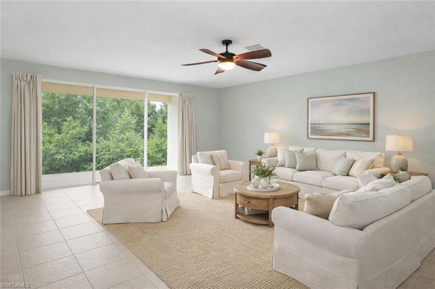 Tucked inside the sought-after gated community of Reflection Key, this rare true 3-bedroom, 2-bath condo offers a standout opportunity in a neighborhood where many residences are only two bedrooms plus a den. The flexible floor plan is ideal for guests, working from home, hobbies, or simply enjoying the extra space that is so hard to find.

Enjoy peaceful preserve views from your private lanai, creating a quiet, natural backdrop for morning coffee or evening relaxation. Residents also enjoy exclusive private access to Lakes Park, with scenic walking and biking trails, lakeside views, and one of the area’s most loved outdoor settings just moments away.

Reflection Key is known for its active, amenity-rich lifestyle, with a resort-style pool and spa, clubhouse, fitness center, tennis, pickleball, billiards, play area, and community gathering spaces. Whether you are looking for a full-time home, seasonal getaway, or low-maintenance retreat, this community offers both connection and convenience.

Another major selling point is the exceptional value built into the HOA dues, which cover many of the expenses owners typically pay separately, including cable, internet, water, sewer, lawn care, pest control, security, reserves, and more. That means greater peace of mind, more predictable monthly ownership costs, and easy lock-and-leave living.

Ideally located in the heart of Fort Myers, you are just minutes from Bell Tower Shops, Barbara B. Mann Performing Arts Hall, hospitals, dining, spring training, and the beaches. This is a rare chance to own a spacious, versatile condo in one of the area’s most convenient and lifestyle-focused communities.