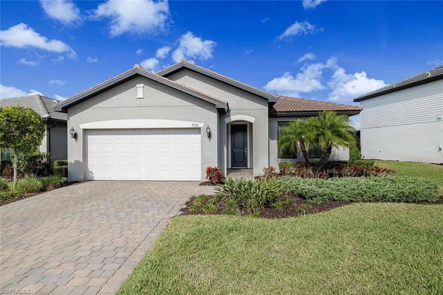 Easily the best value for a centrally located Fort Myers home of this age and size! Built in 2020 and offering nearly 2,000 square feet under air, this move-in ready lakefront home in desirable Eagle Reserve features 3 bedrooms plus a very large den / flex room and 2 bathrooms. The interior showcases tile throughout the main living areas, beautiful cabinetry and counters throughout, and a spacious laundry room ready for customization. The backyard offers plenty of room to add a private pool if desired, though the neighborhood pool and playground are conveniently located just four homes away. Well maintained and easy to show, the home offers the benefits of newer construction without the wait of building and no history of flood or hurricane damage, providing valuable peace of mind for the next owner. Ideally positioned next to McGregor Baptist Church and Southwest Florida Christian Academy and just minutes from additional schools, shopping, dining, and everyday conveniences. Opportunities like this in Eagle Reserve are rarely available at this price point.