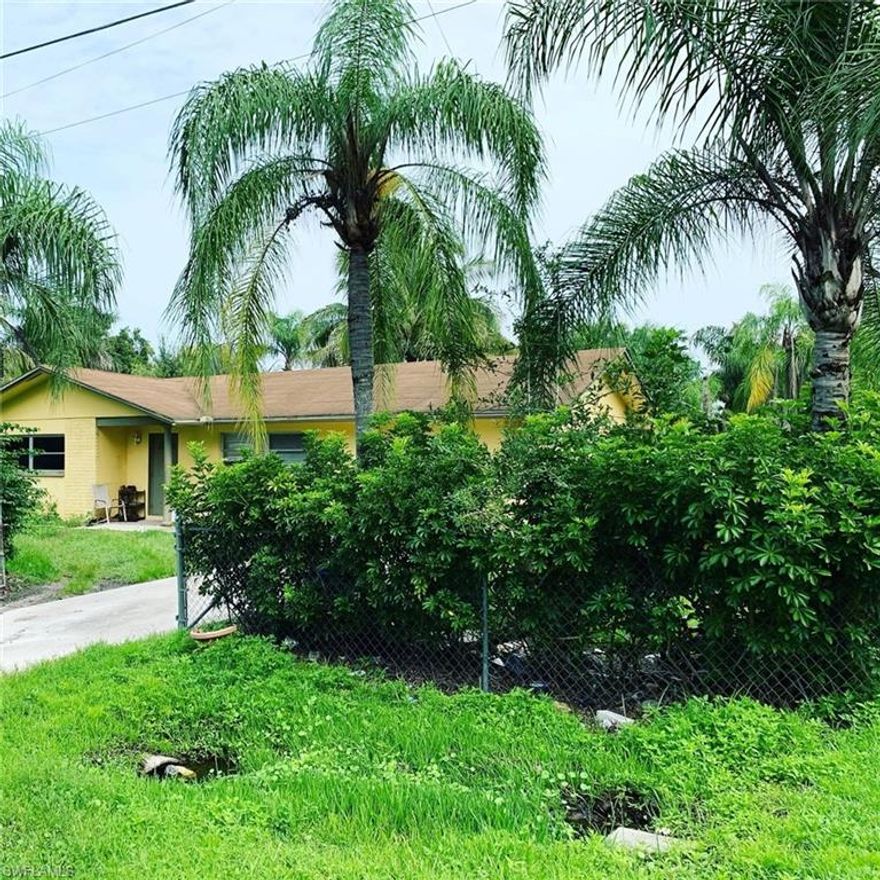 Investor Special!!! This 2bd/2ba, 1390Sqft home on a 0.32 acres is a diamond in the rough. This gemstone is located in the heart of Fort Myers with close proximity to the airport, I-75, service stations, schools, hospitals, shopping malls, SR-82/MLK, churches and downtown Fort Myers. This is an opportunity to invest! All Realtors should kindly read the Confidential Remarks.