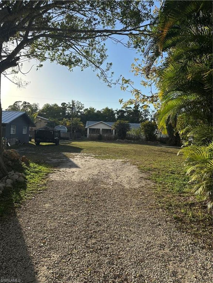 Location, Location, Location..... Build your dream home on this already cleared residential lot ideally located in the heart of South Fort Myers on a privately owned road. This property is just 15 minutes away from the Gulf of America and offers easy access to major roadways, shopping, dining, schools, Miramar Outlets, Coconut Point Mall. Enjoy a peaceful residential setting while remaining close to everything Southwest Florida has to offer. No clearing required — save time and money with this ready-to-build lot. Perfect for a primary residence, vacation home, or investment opportunity.



Don’t miss this chance to own land in one of Fort Myers’ most desirable and convenient locations!