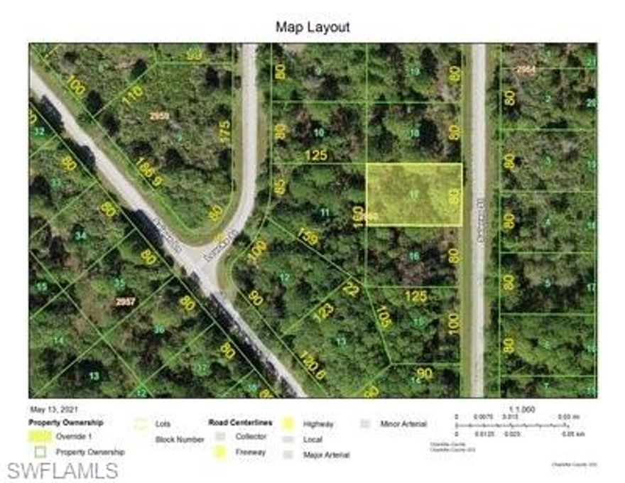 Residential Lot in Port Charlotte on a beautiful country road to build your dream home.
Enjoy the best of two worlds,  Country living and a short ride to shopping, restaurants, schools, and more.
All Dimensions are approximate.