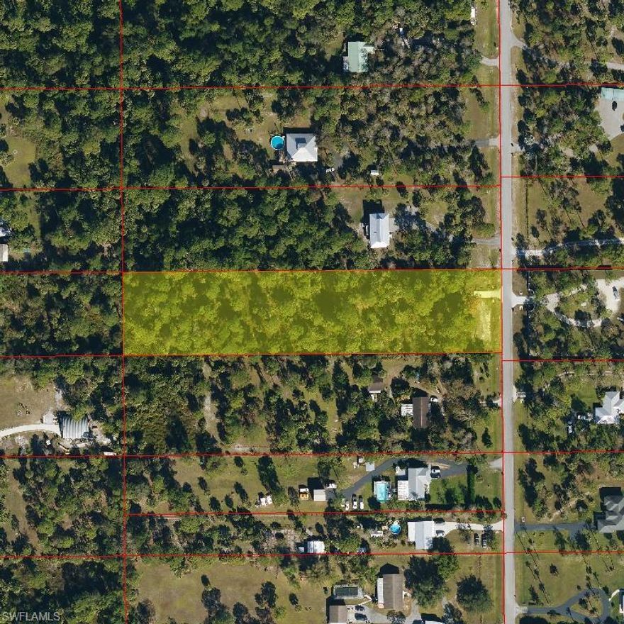 Gorgeous 2.34 Acre lot in Golden Gates Estates. Perfect spot to build your dream home. Right of way permit has been obtained and concrete pad and culvert have been installed.