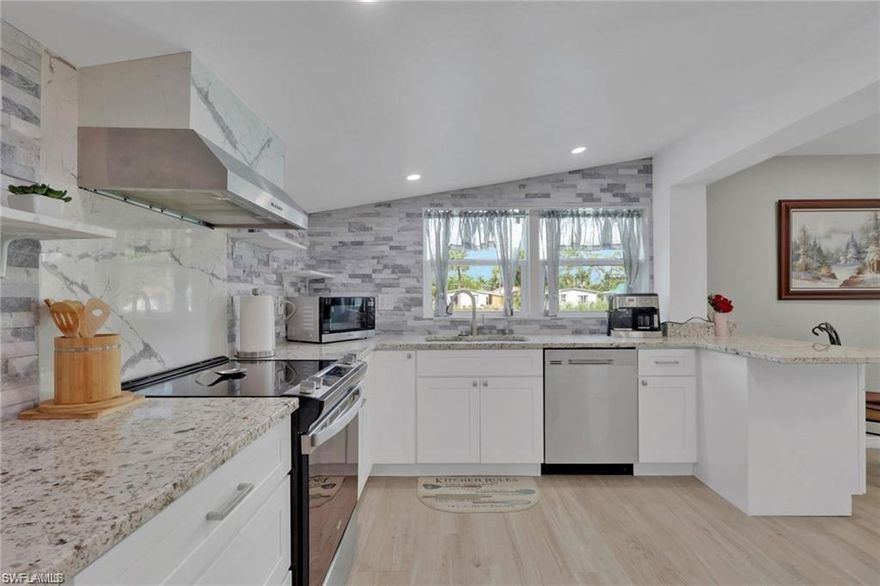 Discover a versatile Naples Park income property designed for both lifestyle and returns—just a short stroll to Mercato, Patio Café, and the shops/restaurants along US-41.

This fully fenced property (owner-owned fencing surrounding the entire lot) offers two separate living spaces with generous parking via large driveways serving both units—perfect for tenants, guests, or multi-generational living. The 1-bedroom/1-bath unit is currently rented at $1,500/month on a month-to-month lease—providing immediate income with flexibility for a new owner to take over at any time.

The showstopper is the fully remodeled 2-bedroom/2 - bath residence, featuring lake views and access to a private pool. This side has never been rented since the remodel—it was completed for the owner’s personal use, with quality finishes and thoughtful upgrades throughout.

Ideal setup to live in the remodeled poolside unit and rent the other, or rent both to maximize cash flow. Also offers the potential to structure one unit for longer-term occupancy and the other for shorter stays (buyer to verify any rental rules/ordinances).