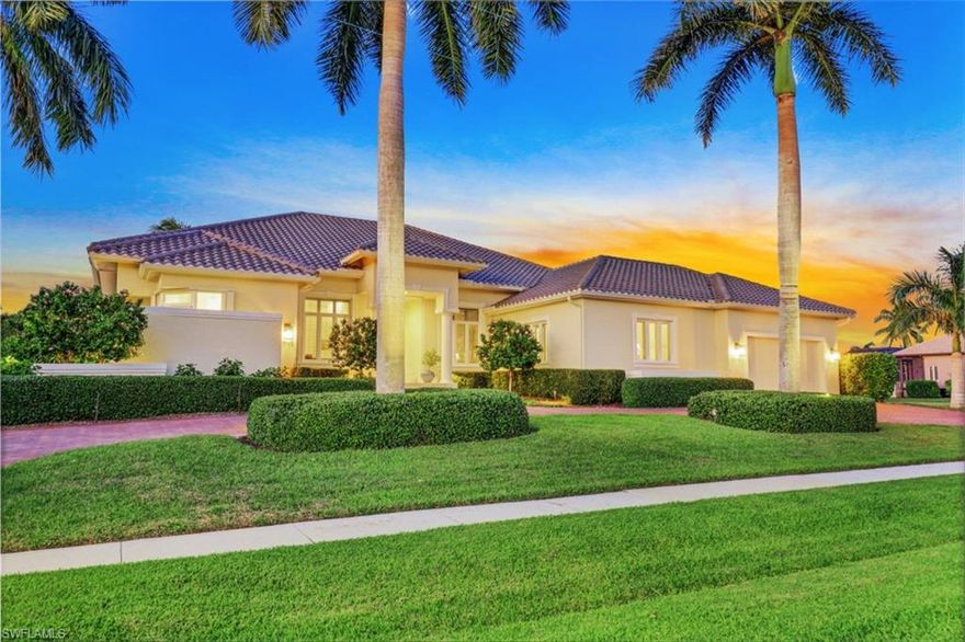 TRULY SPECTACULAR!!! BREATHTAKING WATER DIRECT ESTATES HOME WITH ALL THE DETAILS YOU THINK OF. PERFECTION LIVES HERE!!! 14’ CEILINGS, WIDE OPEN FLOOR PLAN EXQUISITELY UPDATED FOR THE LATEST EXPECTATIONS AND LIVING DEMANDS, MAY SAY 1994 BUT AHEAD OF ITS TIME THEN AND NOW UNBELEIVABLE, LIGHT BRIGHT WITH AN ABUNDANCE OF SLIDERS, TRANSOMS, AND WINDOWS GIVING A VERY CONTEMPORARY FEELING , HUGE LANAI LIVING WITH FIRE-PIT AND PANORAMIC SCREENING, SALTWATER POOL AND SPA, 125’ ON THE WATER WITH EXTENSIVE DOCKING SYSTEM, MARBLE FLOORING PATIO FOR SUNBATHING AT THE DOCK, SCENIC BAY VIEW, 12’ CEILING GARAGE 30’ DEEP THAT WILL HOLD A CAR LIFT, CONCRETE “EPICORE” FLOOR GIVING YOU A  5’CRAWL SPACE WITH STAIRS FOR ENTRY,  BLAZE 5 BURNER GAS GRILL, GAS COOKING, 4 ZONE “SONOS” SYSTEM, REALLY WALK ABOUT IN THE LARGE DRY-WALLED AND FLOORED ATTIC SPACE, 2 MASTER SUITES, DESIGNER CUSTOM CABINETRY THRU-OUT, STORAGE, STORAGE AND MORE, ELECTRIC HURRICANE SHUTTERS, IMPACT GLASS, GENERATOR  POWERS ENTIRE HOME, DIRECT VENT FIREPLACE, GROHE HOT WATER PUMP FOR QUICK HOT WATER, FILTRATION SYSTEM, SKEETER BEATER SCREEN AT THE FRONT DOOR AND THE LIST COULD GO ON. AS YOU CAN SEE A HOME TO SERIOUSLY CONSIDER.