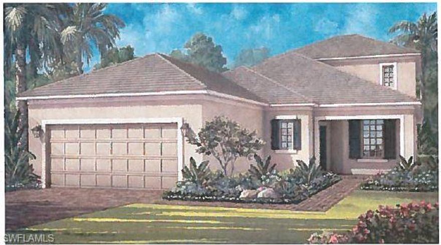 This spacious,  two-story home comes with two bedrooms, three and a half baths and a 3-car garage. The design has the option of a third bedroom upstairs off a bonus room. The master suite features dual sinks and a large walk-in closet. A breakfast nook is off the kitchen along with a great room. The Gulf Breeze has a total 3,540 sq. ft. including the lanai, entry and garage. This home is nicely appointed with too many designer features to list.