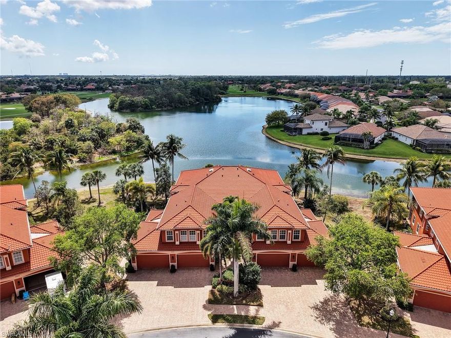 Million-dollar home with a million-dollar view. Enjoy a stunning panoramic south-facing water view across the largest lake in Lely Resort, with two scenic islands that attract an ever-changing variety of birds and wildlife. From your private patio, take in the peaceful setting while also enjoying long-range views of golfers playing the Masters Course. The perspective across the water creates the rare illusion of living directly on the lake.
This move-in ready second-floor residence offers exceptional privacy with both a secluded backyard and a spacious side yard perfect for enjoying nature, walking your dog, spending time with the grandkids, or simply relaxing beside the lake.
The home is loaded with upgraded features including an in-home elevator, electric storm shutters, impact-resistant doors and windows, security system, front-door intercom monitor, and a whole-home NuTone stereo speaker system. The kitchen is designed for both everyday living and entertaining with granite countertops, stainless appliances, a walk-in pantry, pull-out shelving, corner lazy Susan, and cast-iron sink.
Additional highlights include an oversized two-car garage with an attractive epoxy floor, storage room, and second refrigerator, plus an extra-large Gardall combination safe. The spacious primary bath features a make-up vanity, soaker spa tub, upgraded fixtures, and adjustable shower heads. A well-equipped laundry room includes a cabinet sink, full overhead cabinetry, and a new washer and dryer (10/2025).
The home is offered tastefully furnished with quality pieces from Tommy Bahama, Theodore Alexander Bromwich, and Crate & Barrel, including a convenient pull-out sofa for visiting family.
The Legacy Condominium Association is financially solid and well maintained with new roofs (2023) and exterior painting scheduled for Fall 2026 with no assessments planned. Residents enjoy a lakeside pool and spa, clubhouse with full kitchen for gatherings and BBQs, additional parking, and fiber-optic internet.
This home also includes immediate membership to the highly sought-after Players Club & Spa, offering a resort-style lifestyle with a world-class tennis facility, pickleball courts, state-of-the-art fitness center, sauna, lap pool, family pool with waterfall, full-service resort pool with food and beverage attendants, tiki bar for sports viewing, indoor/outdoor happy-hour bar, and a main dining room hosting themed events and social gatherings.
Lely Resort is a golf-cart-friendly community featuring two public golf courses and one private club, ideally located just minutes from Marco Island beaches and marinas, the Paradise Coast Sports Complex, the US National Pickleball Center, and the world-class shopping and dining of downtown Naples 5th Avenue and 3rd Street.
Come experience this exceptional lakefront setting for yourself.