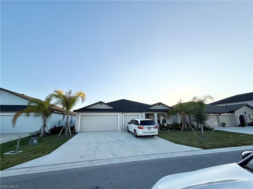 Come and see this beautiful very spacious new construction home! Move and ready! Conveniently located near Downtown Fort Myers, Cape Coral and Fort Myers Beach; this home offers easy access to dining, shopping and entertainment while still providing a peaceful & suburban set up.