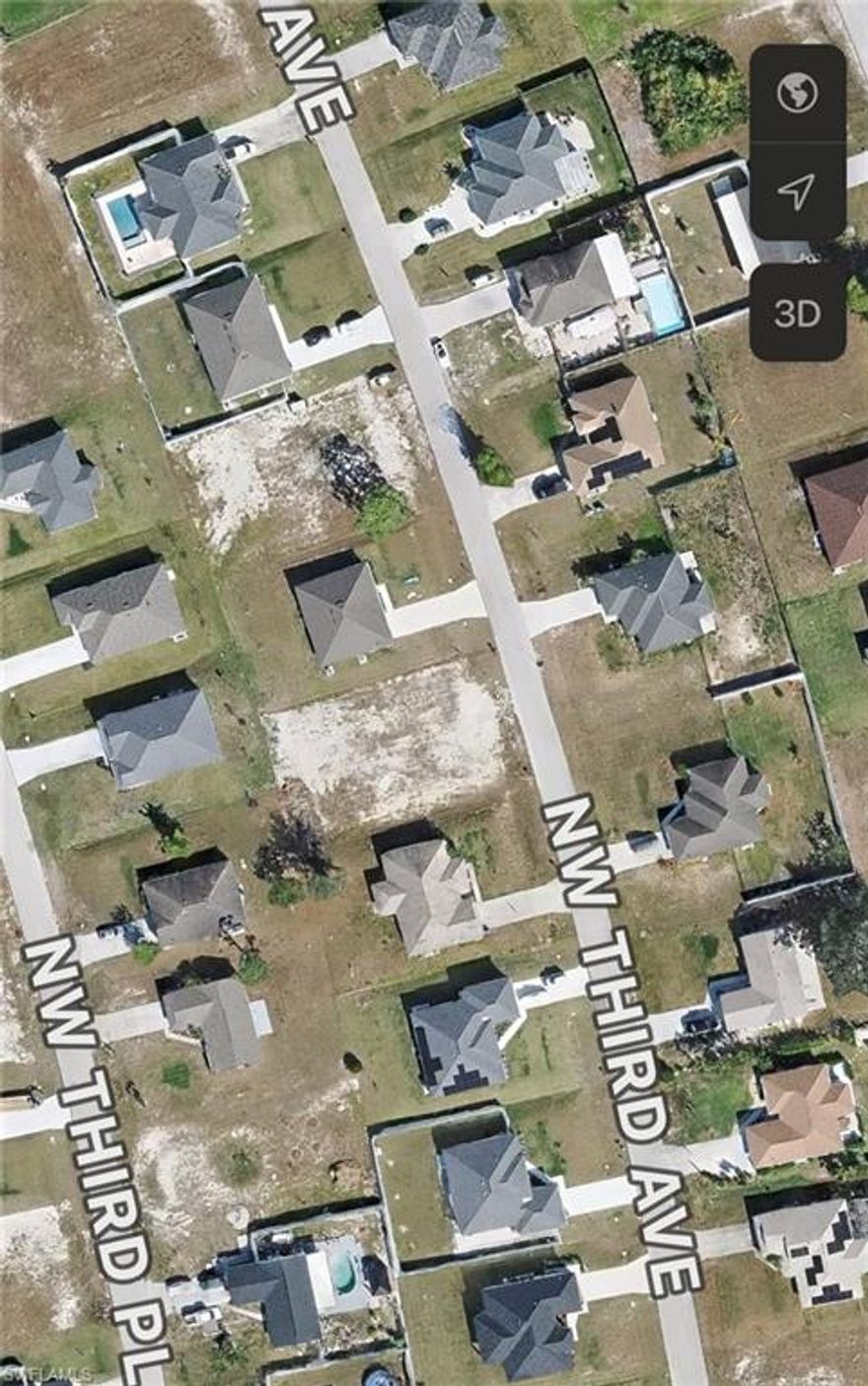 Cleared lot in Cape Coral ready for you to build the dream.