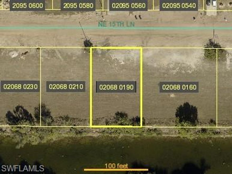 DISCOUNTED BEAUTIFUL CANAL FRONT LOT CONNECTED TO CITY UTILITIES!!!  
Discover this spacious vacant lot located in the rapidly developing northeast corridor of Cape Coral. You can build a duplex or even a six plex unit on this inexpensive lot!!! 
With direct freshwater canal frontage, the property offers ample space for a single-family residence or a duplex or even a 6 plex with amazing serene water views. Just minutes from shopping, dining, schools, and parks, it’s the perfect canvas for your Florida dream home. Whether you're a builder, investor, or future homeowner, this parcel is a smart buy in an up-and-coming area.