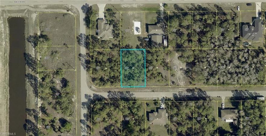 Great location and unique opportunity! This quarter-acre lot is situated in the beautiful and expanding community of Lehigh Acres, Florida. The area is experiencing growth, with many families moving in. You'll enjoy access to nearby trail parks, shops, food trucks, and a serene environment.