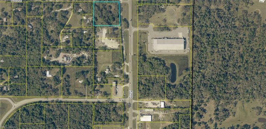 Commercial Corner Property located on a major highway!!!! The actual street address has not been assigned but it is located at the corner of Marion Ave and North Bridge Street. This great commercial lot is over 2.5 acres and has lots of potential.