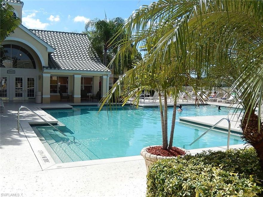 ANNUAL Rental available TODAY!  Tucked away in the middle of everything, Venetian Palms is your Hidden Gem of South Fort Myers.  1 Bed 1 Bath and 1 Carport.  Tastefully designed cabinets, tile and countertops with Updated Master Bath/Shower.  In-Unit Clothes Washer/Dryer included.  Newer roofs installed.  Abundant amenities throughout include Clubhouse, Heated Pool, Spa/Hot tub, Pickleball, Tennis, Bocce Ball and Gym.  B.Y.O.B. Pool Parties with PIZZA. Breakfast Social EVERY Saturday! Texas Hold'Em EVERY Tuesday and "Cocktails in the Courtyard" on Thursdays!  Centrally located to reach anything you desire within 15-20 minutes.  Shopping, Dining, FSW College, Downtown Fort Myers, RSW Airport, Spring Training Baseball or even THE BEACH!  Spacious common area with mature landscaping, lakes and trees.  You can enjoy this peaceful retreat full time throughout the year.  : ) Set your dial to...RELAX