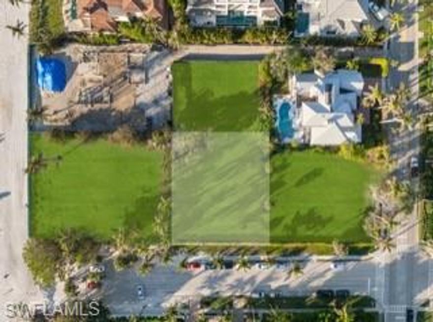 Seize the rare opportunity to craft a bespoke residence on this expansive lot on famous 5th Avenue South, one of the desirable addresses in downtown Naples. With its enviable proximity, one home to the beach, your design would give views of the Gulf as you revel in the gentle ocean breezes, breathtaking sunsets and rhythmic sounds of the waves. The generous dimensions allow for an expansive residence, complete with lush landscaping, impressive pools, and inviting outdoor spaces to embrace the Naples indoor-outdoor lifestyle. In the desirable Old Naples community, this address offers effortless access and steps away to the world-class dining, upscale boutiques and vibrant cultural scene of Fifth Avenue South as this property embodies exclusivity and limitless potential. Whether you envision a striking contemporary residence or a timeless coastal sanctuary, the location of this lot provides an unparalleled opportunity to create a legacy home in one of Naples sought-after neighborhoods.