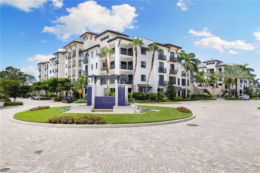 AVAILABLE FOR IMMEDIATE OCCUPANCY AND 2026 PEAK SEASONAL MONTHS! This chic and impeccably decorated luxury residence in Naples Square offers a refined take on downtown Naples living, blending professionally designed interiors and an elevated, modern aesthetic. Encompassing appx. 1,832 square feet, this 2-bedroom plus den, 2.5-bath condo is thoughtfully styled with clean lines, sophisticated textures, and a polished coastal feel that feels both current and timeless. The great room is filled with natural light and flows seamlessly into a gourmet kitchen featuring sleek cabinetry, stone countertops with bar seating, stainless steel appliances, and access to a spacious lanai ideal for relaxing or entertaining.

The primary suite is a serene retreat, appointed with a king-size bed, closet, and a spa-like en-suite bath with a walk-in shower and separate soaking tub. The guest suite mirrors the same level of comfort and design, also featuring a king-size bed, spacious closets, and a private bath - an uncommon and highly desirable feature for guests. The den is furnished as a flexible living space as media room or additional sleeping accommodations.

This residence enjoys a highly convenient location within the building, just steps from Naples Square’s beautifully designed club room as well as the fully equipped fitness center. Outside, the resort-style pool and spa area offers multiple seating areas, chaises, fire tables, and an outdoor grilling pavilion. With secure ground-level parking and a premier location in Olde Naples, you are moments from restaurants, boutique shopping, cultural venues, boating, and the Gulf’s pristine white-sand beaches. This is a sophisticated, turnkey rental designed for those seeking style, comfort, and walkable luxury in the heart of Naples. RATES VARY BASED ON DATES. PROFESSIONAL INTERIOR PHOTOS COMING SOON.