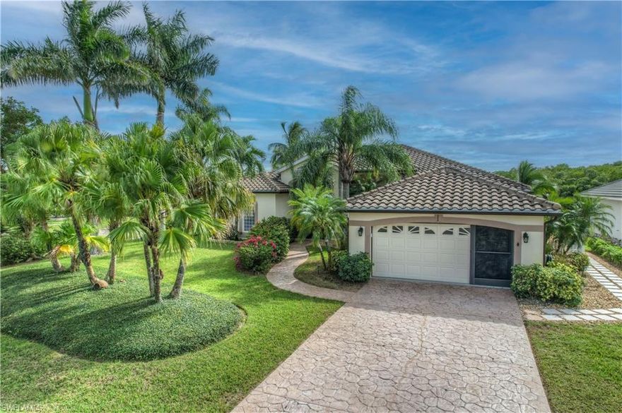 H7711 Here is your opportunity to enjoy the peace & tranquility of the enchanting old Florida lifestyle that is the cornerstone of SW Florida. Enjoy breathtaking views over the canal & mangroves while watching the manatees, dolphins, native birds and boaters go by. Ideal location for a large yacht or sailboat out your door for adventures in the Gulf of Mexico & the 10,000 Islands. This lovely home has been beautifully renovated featuring a large primary suite with a soaker jacuzzi tub that fills from the ceiling, dual sinks & countertops of eye-catching Onyx adorn the beautiful cabinetry. The kitchen, styled with the same cabinetry as the primary bathroom, will capture the heart of any chef with its ample leathered granite countertops, the island with range, rollout pantry shelves and views over the lanai & pool to maintain the outdoor connection. All the main rooms lead out to the pool deck where you will surely spend most of your time. Heated by solar, the pool warms up quickly. Property in Zone X500; flood insurance is not required. A marina and fire/EMT station are onsite; grocery stores, shops and restaurants are a short distance away.