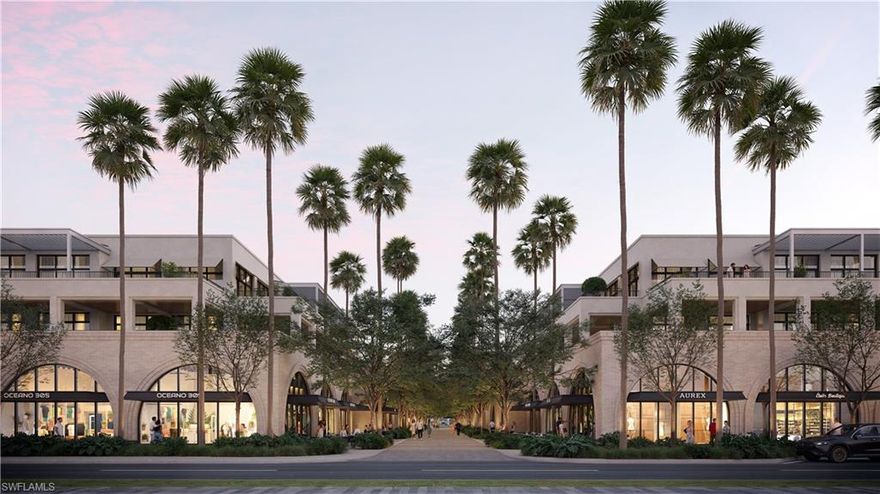 One or more photo(s) has been virtually staged, AI generated or rendered.  Experience luxury living at its finest in the exclusive 1000 block at The Avenue with Residence 1010-301. This exceptional 3-bedroom, 3.5 bath residence boasts a glass-enclosed sunroom in addition to a den, providing a sophisticated and spacious living environment in the heart of Naples.

Residence 301 offers over 1000  sq ft of private outdoor living space complete with a built-in gas grille, perfect for outdoor entertaining and relaxation and exemplifies the pinnacle of downtown living at The Avenue, Naples' most exciting new luxury address, where sophisticated design meets world-class amenities and premier retail offerings.

Interiors showcase meticulous attention to detail, from wide plank hardwood floors and soaring 11-foot ceilings to custom Italian cabinetry with early buyer finish palette options. The gourmet kitchens feature Sub-Zero, Wolfe, and Cove appliances, natural stone countertops and backsplash, and LED accent lighting.

Spa-inspired baths include premium fixtures, vessel tubs, and natural stone finishes, creating a serene retreat within your  home.
 Residents will enjoy access to state-of-the-art fitness and wellness facilities, private treatment rooms, and five-star concierge services, including home grocery and package delivery, personal training coordination, reservations, housekeeping, pet care, and transportation services, including shuttles to the beach.

With 75,000 sq ft of new retail and dining options, The Avenue redefines downtown convenience, offering a vibrant European-inspired lifestyle anchored by world-class brands and renowned culinary talent. Take advantage of pre-construction pricing for these exceptional residences with an estimated completion in Summer 2028.