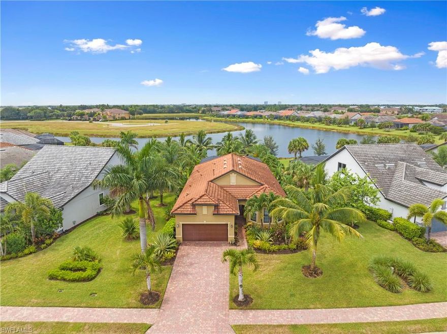 Welcome to your dream home nestled on an oversized lot in the heart of tranquility. This remarkable property boasts an array of impressive upgrades that truly elevate the living experience. Indulge in breathtaking panoramic views of the gorgeous lake from almost every corner of the house, providing a sense of serenity and peacefulness. The privacy of this lot is unparalleled, ensuring you can fully embrace the joys of life without any distractions. The interior of this residence reflects a level of sophistication and elegance that is sure to impress. Upgraded tile flooring throughout the house exudes a sense of luxury and easy maintenance. Plantation shutters add a touch of classic charm, allowing you to control the natural light to your preference. Step outside to discover the true essence of Florida living on the extended lanai, where you can relax and entertain in style. Don't miss your chance to experience the best of both indoor and outdoor living in this captivating lakefront paradise! Schedule a viewing today and envision yourself living the ultimate Florida lifestyle in this stunning haven.