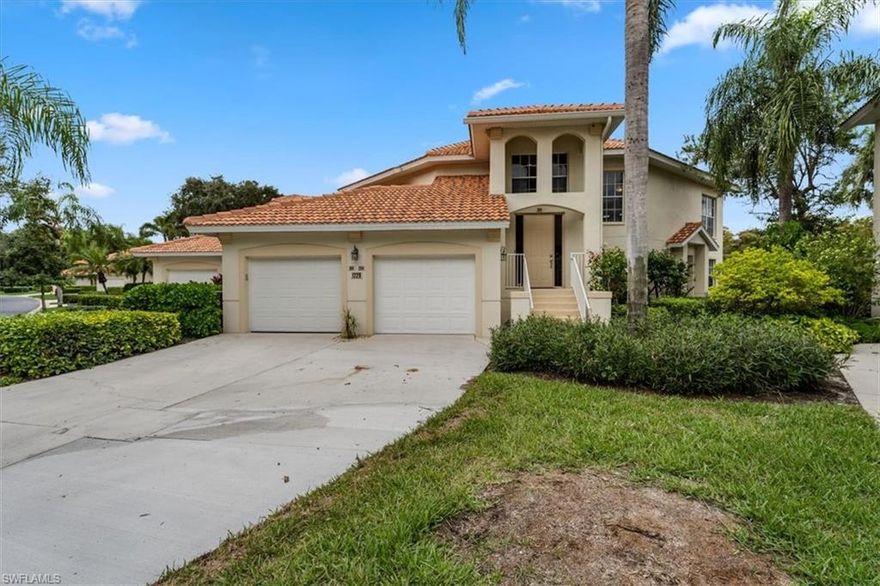 C3865 - Come see this beautiful second floor condo in Egret's Walk. Wide lake views from the enclosed lanai. Close walking distance to recently approved walk thru gate to Mercato. Cool off in one of two community pools within steps of your front door. New roofs & AC system in 2018. Pelican Marsh is conveniently located in North Naples and is only five minutes away to several local beaches.
