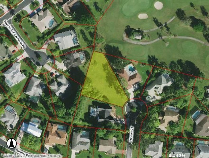 Spacious half acre of residential land, in a prime location, of Imperial Golf Estates to build your custom home. Imperial Golf Estates is a gated community set around two meticulously maintained championship golf courses, with available separate, but, not mandatory memberships. This great North Naples location is is close to shopping, restaurants, and beautiful beaches.