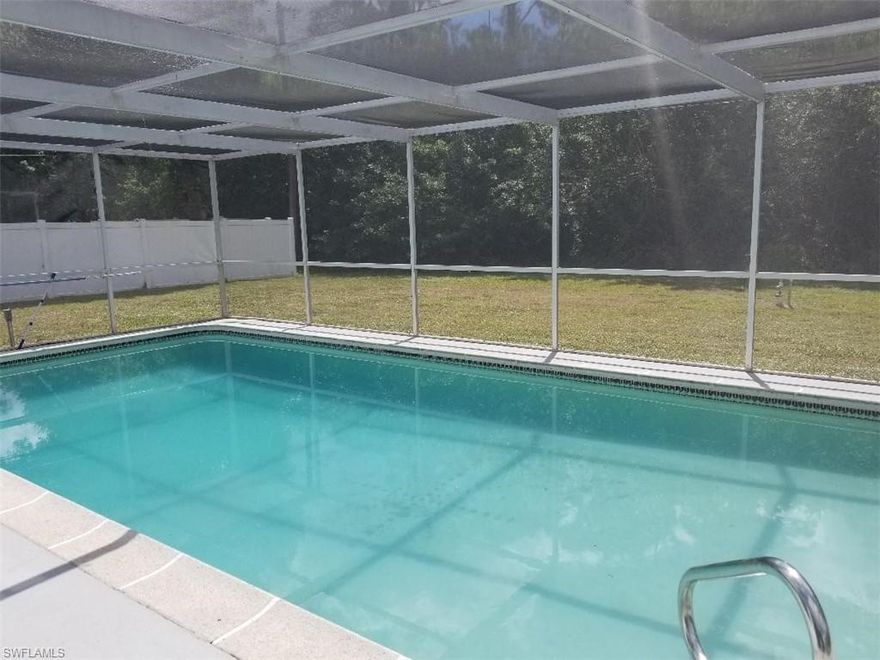 PRICED TO SELL! This completely renovated 2/2/1 pool home is located in a quiet neighborhood, yet close to many stores, i.e. Publix, Home Depot, etc. The whole home was repainted on the inside, as well as outside. 
The home features over 1000 sqft of living space plus an enclosed Florida room with brand new ceiling and tile that has it's own new A/C wall unit. The home's master bedroom features its own bathroom, as well as walk-in closet with direct access to the Florida room. Both bedrooms feature brand-new carpet. The second bathroom features a new vanity and opens to the tiled living/family room. The kitchen has brand new countertops, as well as new hardware and opens up to the Florida room. 
The home includes a big screened in lanai with its own spacious pool to enjoy during the whole year, as well as a covered porch to enjoy the outside in any weather.
The home has a 1 car garage with a new garage door opener, as well as a covered carport