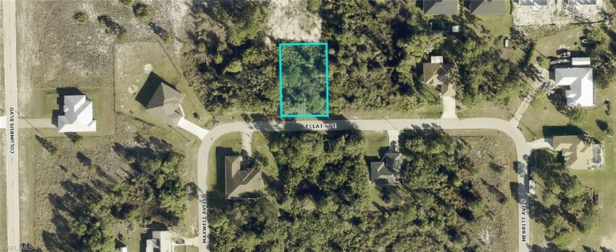 Great buildable vacant lot with northern exposure in Southeast Lehigh Acres! This lot is located just off the intersection of Nimitz Blvd & Columbus Blvd so it's just a short drive to State Road 82 making commuting in & out a breeze!  Buy now and build your new pool home or investment property. You can also hold this lot for future development the taxes are LOW and there are no timelines in which you need to build, so build when YOU'RE ready!