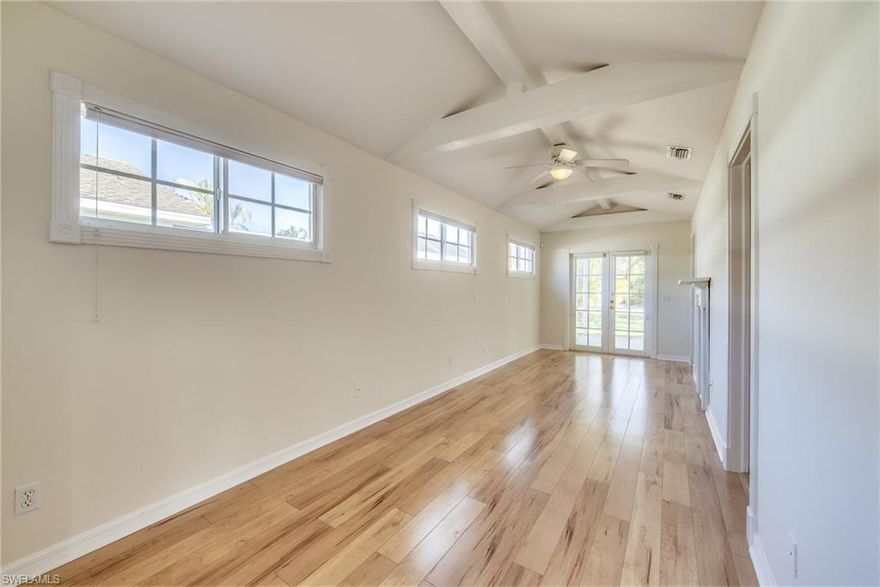 " VIRTUAL TOURS AVAILABLE"   LOCATION, LOCATION, LOCATION! Are you looking for your home away from home or a great investment property?  This Naples Park 3-bedroom, 2-bath updated home is waiting for you. Walk or bike to Vanderbilt beach or to Naples famed Mercato. This light and bright “beachy feeling” home provides it all. Newly renovated kitchen offers Quartz counter-tops and new Stainless-Steel appliances and updated baths. Enjoy the natural sunlight throughout, vaulted natural wood beams in the family room, French doors and new interior paint, just to name a few of the features. Welcome to your new home in Southwest Florida!