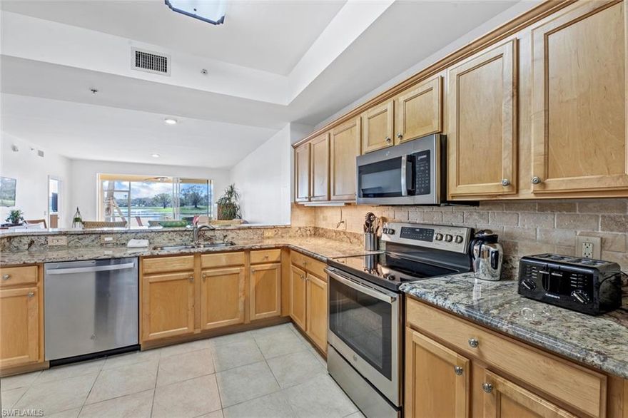 Welcome to the perfect blend of Luxury & Paradise in this First Floor TURNKEY Lerida unit, featuring one of the best waterfront views that Pelican Preserve’s 55-&-better community has to offer. This 2 Bed/2 Bath condo has been newly painted & thoughtfully updated. Features include new water heater 2023, granite countertops, stainless steel appliances, plantation shutters, new lighting fixtures, & luxury wood laminate flooring installed in both bedrooms. Positioned just walking distance from the award winning Town Center & Clubhouse, amenities include a state-of-the-art Fitness Center, Movie Theater, live concert Amphitheater, on-site restaurants, true resort-style pool & indoor lap pool, tennis & pickleball, arts & crafts studio, walking paths, dog parks & much more! Golfers can enjoy the 27-hole Championship Golf Course, with numerous membership options available. Located minutes from RSW International Airport, with easy access to I-75, dining, shopping, & the Spring Training fields of the Boston Red Sox, this one checks ALL of the boxes!