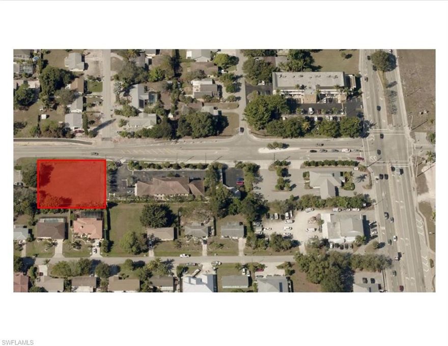 0.51 acres +/- with direct frontage on Vanderbilt Drive in Bonita Springs, FL. Currently zoned CT - commercial tourism (City of Bonita Springs). Cleared, partially filled, and ready to build. Located West of US41 - approximately 1.5 miles from the beach. Centrally located between Naples and Ft. Myers. Easy access to US 41 and I-75. Ideal location for medical office, general office, or neighborhood retail. Approximate lot dimensions: 160'  wide x 135'  deep.