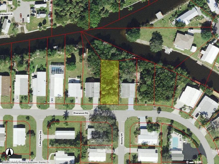 Rarely available canal-front lot for sale. Adjacent gulf-access home is also for sale & ideally sold as a package. Riverwood is a 55+ boating community with very low HOA fees on the way to Marco Island.