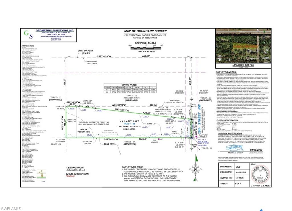 GOLDEN GATE ESTATES - Land