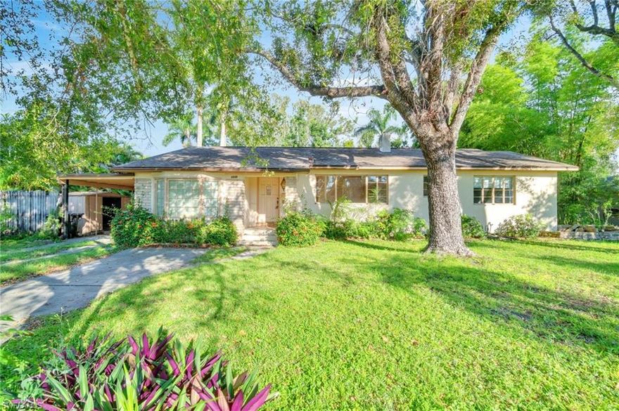 Welcome to your future in the historical district of downtown Fort Myers! This spacious 3 + Den, 2 bath home is a great opportunity for any investor looking for an amazing investment that will bring in new life. With 2330 sqft of living space, you have plenty of room to update and make this house into your dream home. The location close to downtown makes it easy to take advantage of the many amenities nearby. Don't miss out on this incredible opportunity.