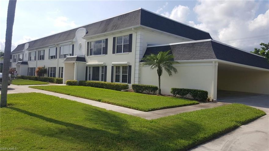 Move in ready south Fort Myers condo in wonderful Brandywine community. 55+ community. This 2 bed 2 bath 2nd floor unit is move in ready. Electric storm shutters and 24/7 guardhouse provides plenty of security. Minutes to beaches and shopping. Take advantage of wonderful amenities  such as Golf, tennis, community pools with serene surroundings with a reasonable HOA fee. Call today to see your new home.