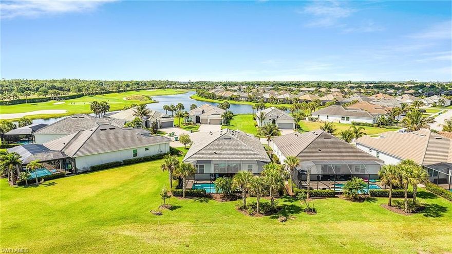Resort-Style Tropical Paradise Living awaits in this stunning 4-bedroom, 3-bath pool home located within the prestigious Heritage Landing Golf & Country Club. Perfectly situated on a quiet cul-de-sac, this beautifully appointed home offers breathtaking views of sparkling lakes, the 16th fairway, and the serene estuary beyond — creating the ultimate backdrop for Southwest Florida sunsets.

Designed for effortless luxury, the home features elegant plank ceramic tile throughout, granite countertops, and comes fully furnished turnkey, including linens and cookware, making it move-in or rental ready. Step outside to your private tropical oasis where the heated pool and spa invite year-round relaxation. The outdoor summer kitchen, complete with grill and beverage refrigerator, is perfect for entertaining while enjoying spectacular sunset skies painted in vibrant coastal colors.

Whether you are searching for a full-time residence, vacation retreat, or lucrative seasonal rental investment, this home offers it all — including a transferable golf membership.

Heritage Landing is a 24-hour gated golf community known for its resort-style amenities and lush tropical surroundings. Residents enjoy a championship golf course, state-of-the-art fitness center, tennis and pickleball courts, scenic walking and biking trails, and multiple dining venues, including the popular tiki bar overlooking the resort-style pool. Experience the perfect blend of luxury, recreation, and tropical tranquility in one of Southwest Florida’s premier golf communities.