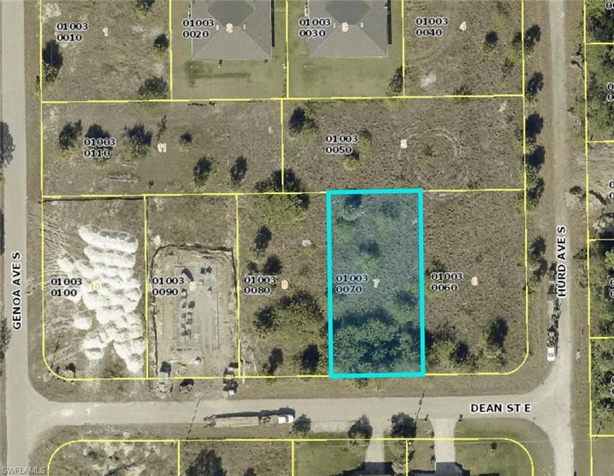 This is a great opportunity to secure a DUPLEX or RESIDENTIAL HOMESITE in the tucked-away and peaceful Southeast section of Lehigh Acres. This lot is being offered alongside the property next door (separate purchase MLS# 2025008990). PURCHASING BOTH TOGETHER CREATES A MUCH LARGER BUILDING SITE, offering outstanding potential for a grand single-family residence, a multi-unit investment, or simply more land to enjoy.

On its own, this parcel provides excellent potential for SINGLE-FAMILY OR DUPLEX CONSTRUCTION. The property is SIGNIFICANTLY CLEARED AND READY TO BUILD, saving you time and expense in site preparation. Located in an area with NICE SINGLE-FAMILY HOMES across the street and nearby, it supports long-term value while offering a welcoming neighborhood setting for your new home. An additional benefit is that the property is NOT LOCATED IN A FLOOD ZONE, giving peace of mind and reducing long-term ownership costs.

The location is another highlight. Tucked off MILWAUKEE BOULEVARD in the Southeast section of Lehigh Acres, this homesite enjoys a quiet, off-the-beaten-path setting while still being within minutes of shopping, dining, schools, and parks. With convenient access to major roadways, you’ll reach FORT MYERS, IMMOKALEE, and surrounding communities with ease.

Lehigh Acres is a growing community known for its SPACIOUS LOTS, FAMILY-FRIENDLY ATMOSPHERE, and recreational amenities, including GOLF COURSES, PARKS, and COMMUNITY CENTERS. Whether you are ready to build right away or prefer to hold the property as a future investment, this site delivers the features today’s buyers and builders want most—a cleared lot, flexible zoning, a quiet yet convenient location, and the opportunity to combine with the adjacent parcel for an expanded building site.

Bring your builder, your blueprints, and your vision. The perfect opportunity to create your own piece of Southwest Florida living is waiting right here in Southeast Lehigh Acres. CALL YOUR REALTOR TODAY!

For the convenience of all parties, Encore! Realty Services requests that all offers be submitted in writing on the MOST RECENT FLORIDA REALTORS VACANT LAND CONTRACT and accompanied by PROOF OF FUNDS. NO VERBAL OFFERS WILL BE ACCEPTED.

Parcel ID #13-45-27-L1-01003.0070
