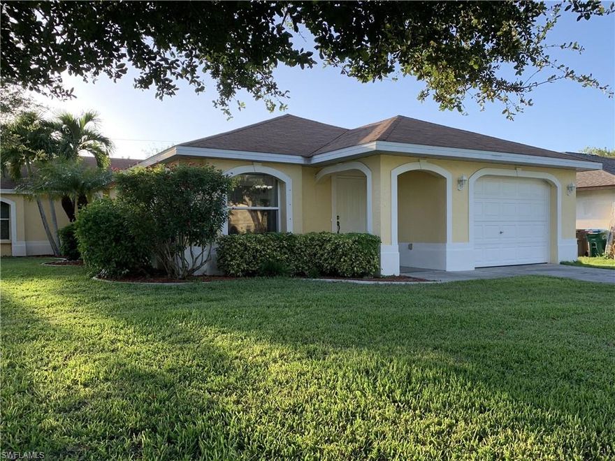 Turn-key investment duplex in Cape Coral generating $3,600/month ($43,200 annually) with both units fully leased. Each side features 3 bedrooms and 2 bathrooms with separately metered utilities, keeping owner expenses low. Assumable mortgage available at 3% — a rare opportunity to acquire cash-flowing real estate with significantly reduced carry costs in today's rate environment. New roof installed in 2023. Tenants in place. No sign on property — do not disturb tenants. Contact for more information.