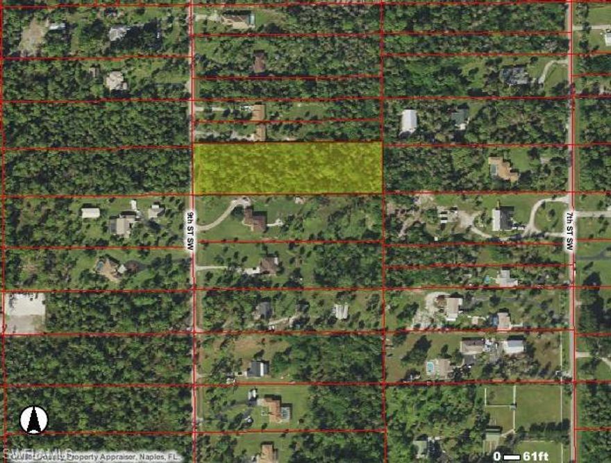 Ideal lot to build your forever home on this beautifully treed lot  on 9th ST SW, with many lovely homes on this street.
Although this lot looks high ,we recommend that a DEP report be obtained for wetland determination  .Close in to Collier Blvd  near library . Wetland report on file
