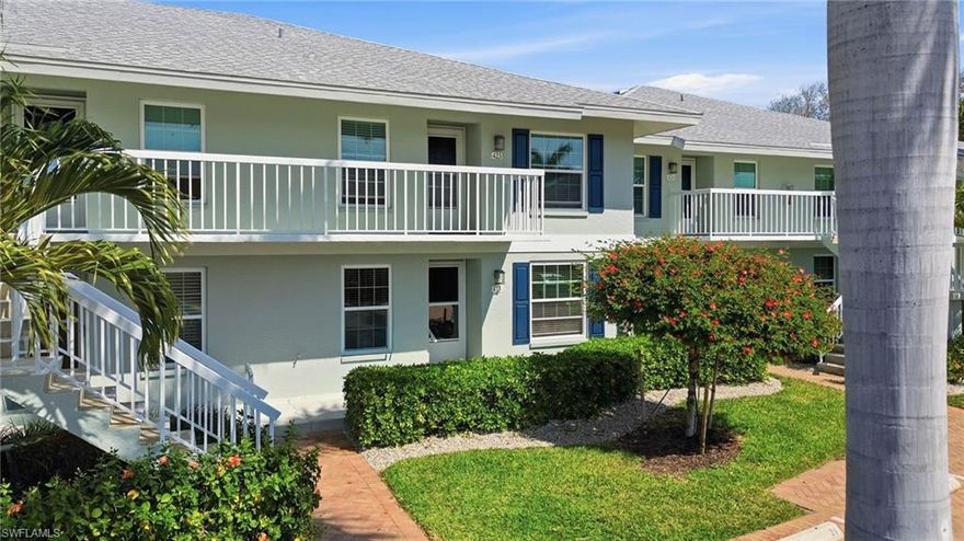 Enjoy amenity-rich living at Smokehouse Bay Club, one of Marco Island's most active and social communities. This first-floor 2-bedroom, 2-bath condo is offered furnished and features upgraded kitchen with granite, stainless steel appliances, and tile floors throughout. The residence showcases impact glass windows and sliders, along with a full-size washer and dryer, extra storage, and a beautiful outdoor living space with screened lanai. Recent updates include a newer A/C and hot water heater. Assigned parking is conveniently located right in front of the unit, with plenty of guest parking available. The entire complex has been newly painted, including buildings, railings, and walkways, and no milestone inspection is required. Smokehouse Bay Club offers exceptional amenities, including two heated swimming pools (one overlooking Smokehouse Bay), a heated spa, fire pit, tennis, pickleball, and bocce courts. Residents enjoy a tiki hut with big-screen TV, social activities, BBQ area, and beautifully landscaped tropical grounds. Kayak storage and launch are available, and common boat slips may be leased with direct access to the Gulf through Smokehouse Bay. Pet friendly with one small pet allowed up to 15 lbs. Ideally located within an easy access to the Esplanade, Veterans Park, Farmers Market, shops, beaches, and restaurants—this is the perfect opportunity to enjoy the best of Marco Island living.