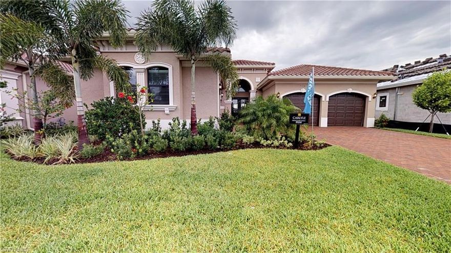 H.13379 - New construction. Available for immediate occupancy. "Carlyle" floor-plan has 3 bedrooms and 3 1/2 bathrooms. Gourmet kitchen with stainless steel appliances. Large master bedroom with a luxurious master bath, his and her sinks, step in shower, roman tub and two generous walk-in closets. Stonecreek amenities will include indoor/outdoor basketball courts, fitness center, 2 pools, water pay area,party pavilion, tennis courts, beach volleyball and 4 Pickleball courts. All prices subject to increase without notice. Photos are stock/models photos and are not of the actual house.