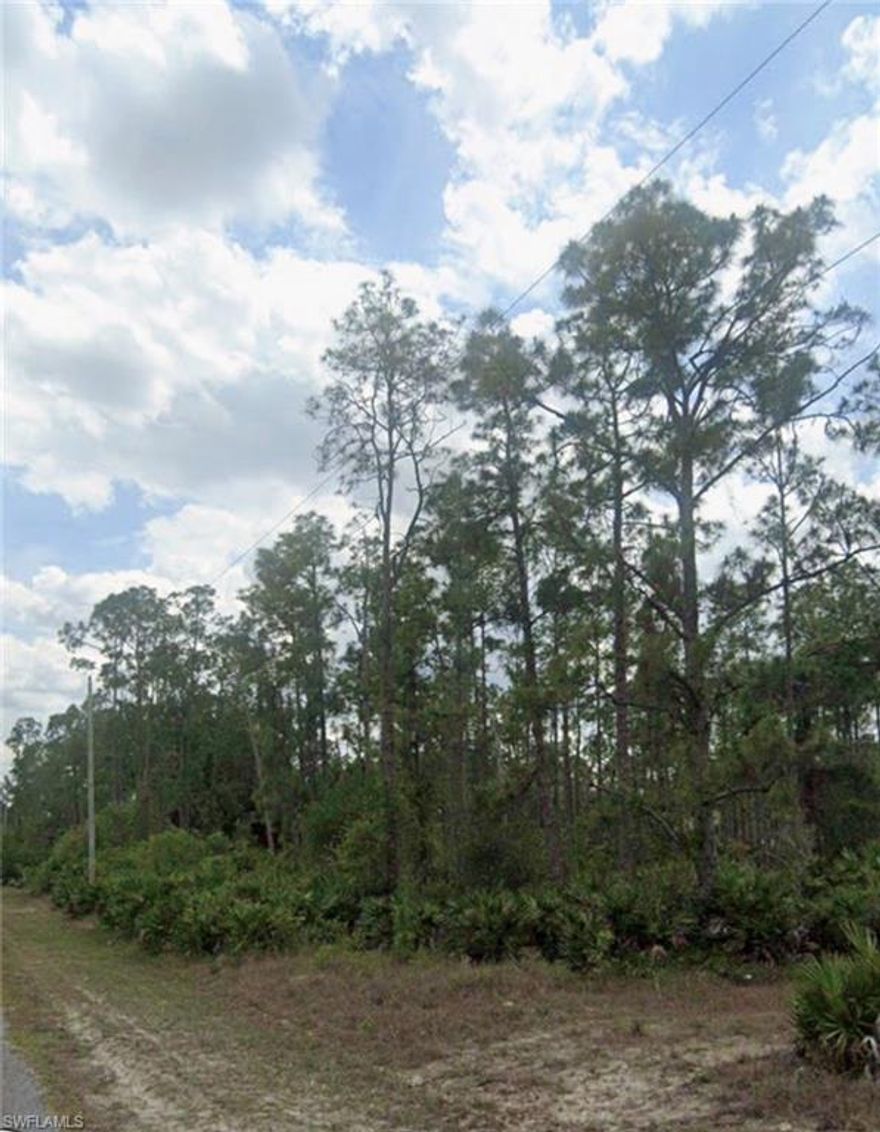 Prime .50-acre homesite conveniently located just minutes from Lee Blvd with quick access to shopping, dining, schools, and major routes. Great opportunity to build your dream home or hold as an investment in a high-demand area of Lehigh Acres. Buyer to verify zoning, utilities, and building requirements