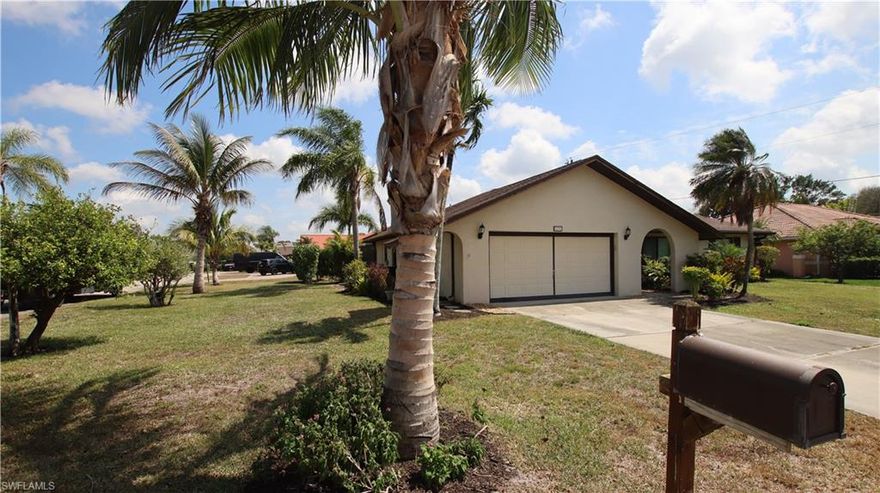 Indulge in the finest of Southwest Florida living by taking up residence in this delightful single-family home. Nestled on a serene street, in a coveted corner lot, conveniently located in this neighborhood with NO HOA, just a short walk from the Dog Park and downtown Bonita.
Entertain guests or spend quality time with family in the spacious living area, complemented by a large foyer. The property boasts 3 bedrooms, 2 bathrooms with split bedrooms for added convenience, and a double car garage for your vehicles and storage. The lanai, accessible from the main living area, master bedroom and guest bedroom, provides ample space for indoor/outdoor living and entertainment. Relax on the patio or in the inground pool on hot days or explore nearby downtown Bonita attractions, including local gift shops, art galleries, and historic artist cottages. Savor the local flavor of cafes, restaurants, and stores and enjoy easy access to I-75, SWFL International airport, and the beautiful white-sand SW Florida beaches, which make this the perfect property for an investor, family or seasonal resident. Don't miss out on this opportunity - you must see all that this lovely home has to offer!