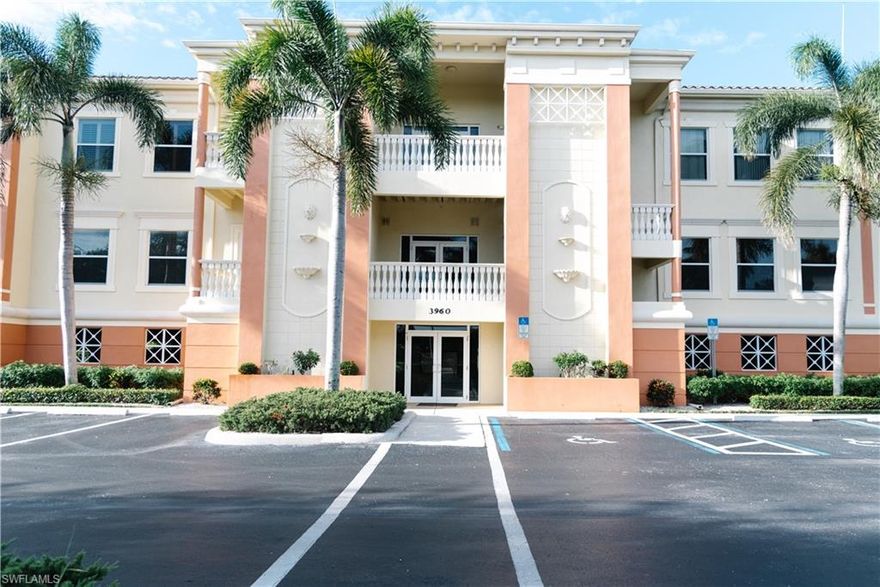 Beautiful office or medical suite available now in the desirable Corporate Park! Great location in the heart of Naples only minutes from the Naples Airport, the Commercial Industrial Park, Collier County Building department, and the Airport Road DMV. Lease includes 2 designated covered parking spaces with ample parking in front of building for your clients and guests. Also offers secured access, doors are secured after hours with entry by electronic key card only. This is a very well maintained building, clean and upkept common areas, with elevator & stair access to the unit. Office layout can be fully customizable with partitions creating a space and number of offices that works best for your needs! Gorgeous lake view from multiple windows creates a peaceful work environment. There is already an enclosed conference room, one enclosed office with lock, kitchenette and a private bathroom in place. Recently painted and freshly cleaned carpet, Price includes everything except utilities, no hidden fees! Schedule your showing today!