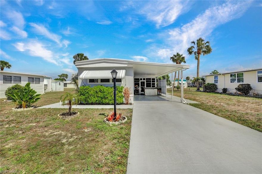 Enjoy an active, social lifestyle in Imperial Bonita Estates, a well-maintained 55+ co-op community conveniently located off Imperial Parkway and Dean Street—close to I-75, RSW Airport, Downtown Bonita Springs, and the Gulf beaches.

The community features a brand-new, beautifully designed heated pool completed this season, along with a full calendar of activities, events, and concerts. A community newsletter keeps residents connected, and amenities include recreation centers, bocce, shuffleboard, pickleball, and more—everything you need to enjoy the Florida lifestyle.

This 2BR/1BA home has been thoughtfully updated with a new kitchen, bath, and flooring. When we say “handyman special,” we mean a handyman lived here and truly made this home shine—tools are included, making it a great opportunity for someone handy who will appreciate the value and functionality.