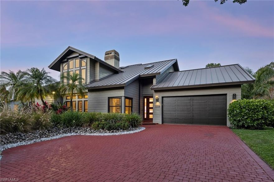 The Ultimate Lakeside Sanctuary: Luxury, Resilience & Lifestyle Experience unparalleled peace of mind and sophisticated living in this meticulously maintained Naples estate. Situated on a lush .34-acre lakeside lot, this custom masterpiece has been transformed into a private resort and a fortress of comfort. The exterior oasis features a brand-new pool and hot tub, an expansive lanai with panoramic screening, and a charming newly-added detached guest cottage with a full bath—perfect for a poolside cabana, studio, or guest suite. The home’s "Resiliency Package" is unmatched, featuring a newer metal roof, all impact-resistant windows, doors, and skylights, a whole-house generator with a buried propane tank, and a whole-house water filtration system. Inside, soaring ceilings and natural light dance across new flooring. The heart of the home is a Chef’s Kitchen that serves as a culinary masterpiece, boasting dual islands, Sub-Zero refrigeration, a commercial-grade gas range with dual ovens, and a dedicated drink cooler and ice maker. The floor plan offers effortless flow, with four sets of French doors opening the family room and kitchen to the tranquil backyard, fruit trees, and herb garden. The private second-floor primary sanctuary includes a versatile loft (ideal for an office or den), an organized walk-in closet, and a spa-like bath with a separate tub and shower. Additional features include zoned HVAC, two tankless water heaters, two wood-burning fireplaces, and an extended two-car garage with epoxy flooring. With low assessments and a location minutes from world-class beaches, this home truly has it all.
***Please note there is a detached guest studio which has it's own full bathroom and is separate, but steps from the main house.*** Perfect for guests, pool house, office, art studio, etc.
(3 + Den/2.1 in main house + 1/1 in detached guest studio)
